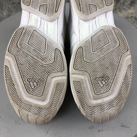 Adidas  Men's Size 9 Pro Model 2G Low Triple White Lace-Up Low Top Sneakers - Picture 12 of 15